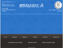 Tablet Screenshot of breakawaybike.com